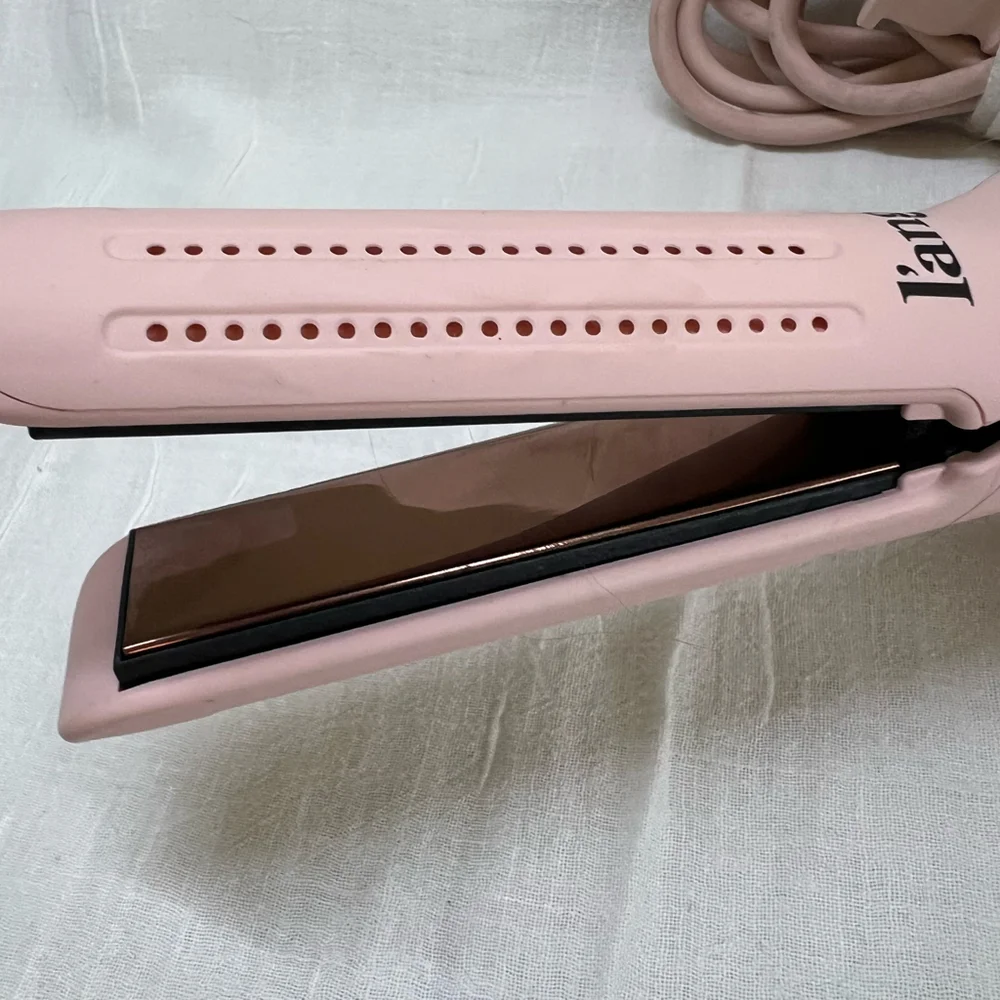 L’ange pink titanium 360 duo straightener curler  A133